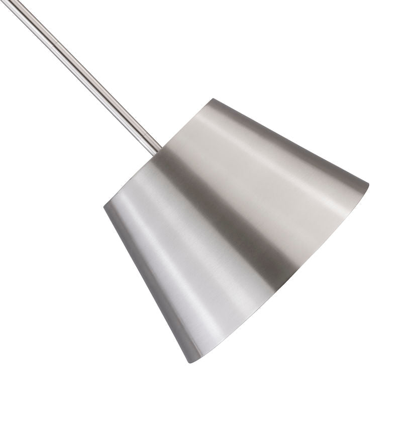 Z-Lite Lilly 12" 1-Light Brushed Nickel Steel Pendant Light