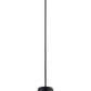 Z-Lite Lilly 12" 1-Light Matte Black Steel Pendant Light