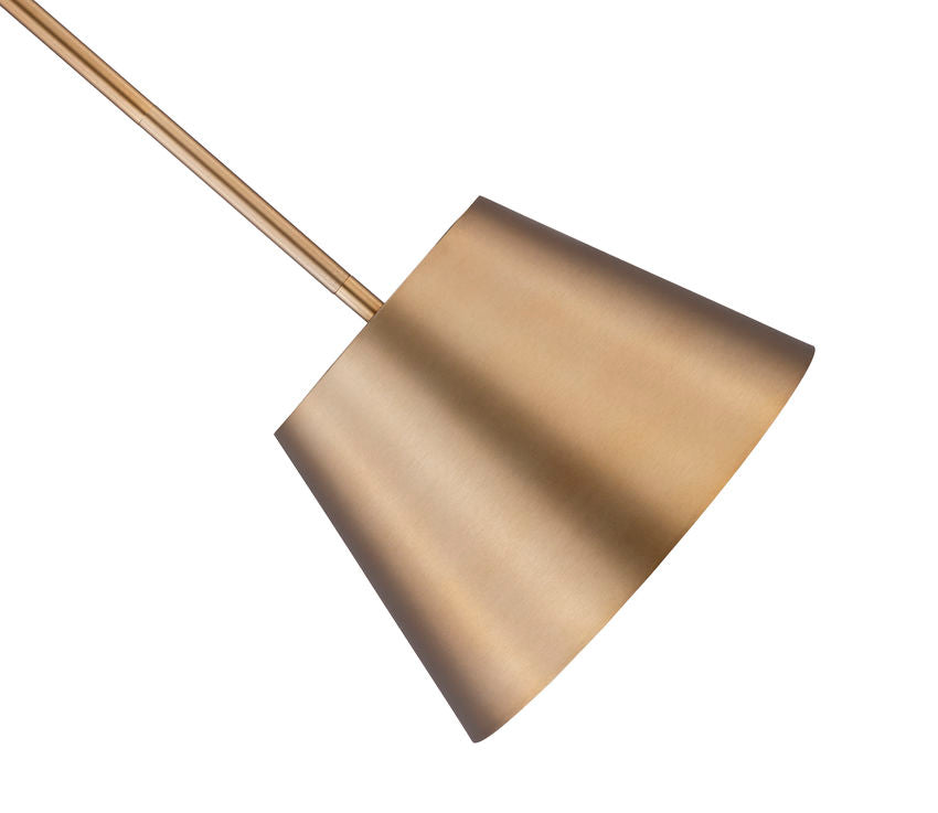 Z-Lite Lilly 12" 1-Light Modern Gold Steel Pendant Light