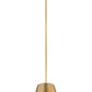 Z-Lite Lilly 12" 1-Light Rubbed Brass Steel Pendant Light