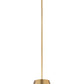 Z-Lite Lilly 12" 1-Light Rubbed Brass Steel Pendant Light