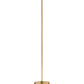 Z-Lite Lilly 12" 1-Light Rubbed Brass Steel Pendant Light