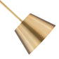 Z-Lite Lilly 12" 1-Light Rubbed Brass Steel Pendant Light