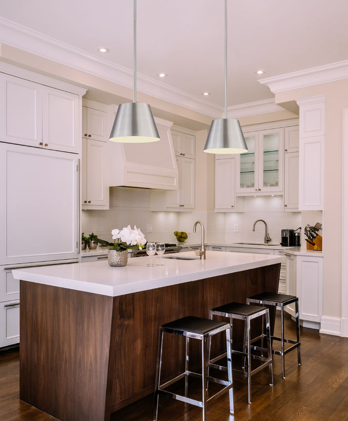 Z-Lite Lilly 18" 1-Light Brushed Nickel Steel Pendant Light
