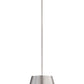 Z-Lite Lilly 18" 1-Light Brushed Nickel Steel Pendant Light