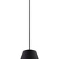 Z-Lite Lilly 18" 1-Light Matte Black Steel Pendant Light
