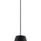 Z-Lite Lilly 18" 1-Light Matte Black Steel Pendant Light