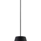Z-Lite Lilly 18" 1-Light Matte Black Steel Pendant Light