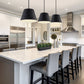 Z-Lite Lilly 18" 1-Light Matte Black Steel Pendant Light
