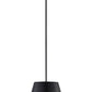 Z-Lite Lilly 18" 1-Light Matte Black Steel Pendant Light