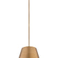 Z-Lite Lilly 18" 1-Light Modern Gold Steel Pendant Light