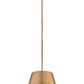 Z-Lite Lilly 18" 1-Light Modern Gold Steel Pendant Light