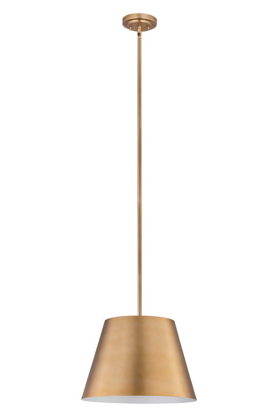 Z-Lite Lilly 18" 1-Light Modern Gold Steel Pendant Light