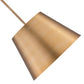 Z-Lite Lilly 18" 1-Light Modern Gold Steel Pendant Light