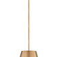 Z-Lite Lilly 18" 1-Light Modern Gold Steel Pendant Light