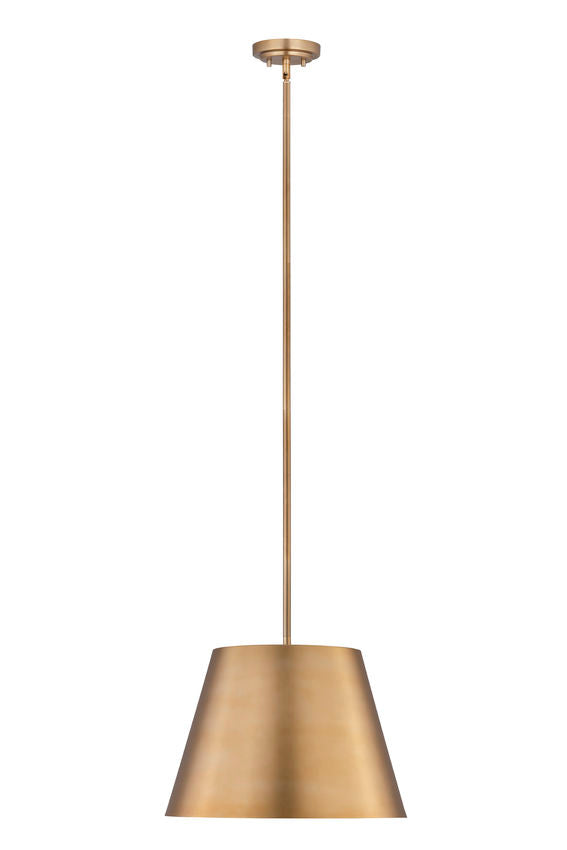 Z-Lite Lilly 18" 1-Light Modern Gold Steel Pendant Light