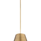 Z-Lite Lilly 18" 1-Light Rubbed Brass Steel Pendant Light