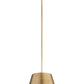 Z-Lite Lilly 18" 1-Light Rubbed Brass Steel Pendant Light