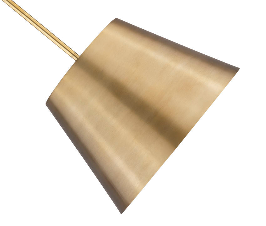 Z-Lite Lilly 18" 1-Light Rubbed Brass Steel Pendant Light