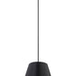 Z-Lite Lilly 24" 1-Light Matte Black Steel Pendant Light