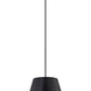 Z-Lite Lilly 24" 1-Light Matte Black Steel Pendant Light