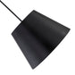 Z-Lite Lilly 24" 1-Light Matte Black Steel Pendant Light
