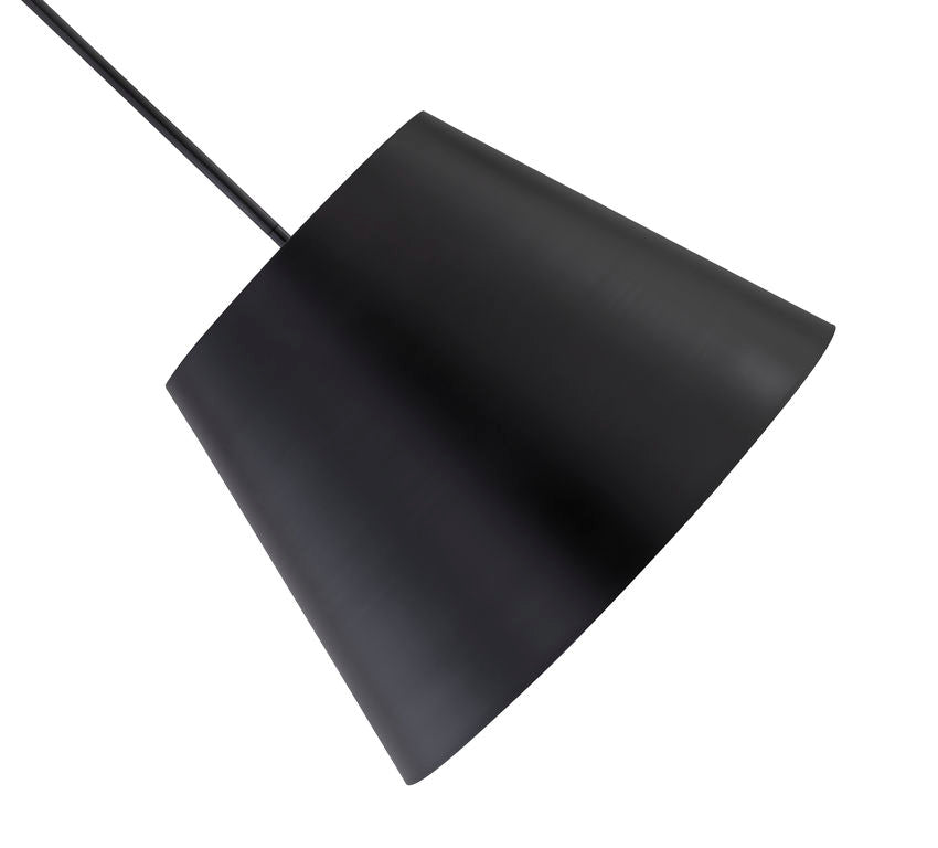 Z-Lite Lilly 24" 1-Light Matte Black Steel Pendant Light