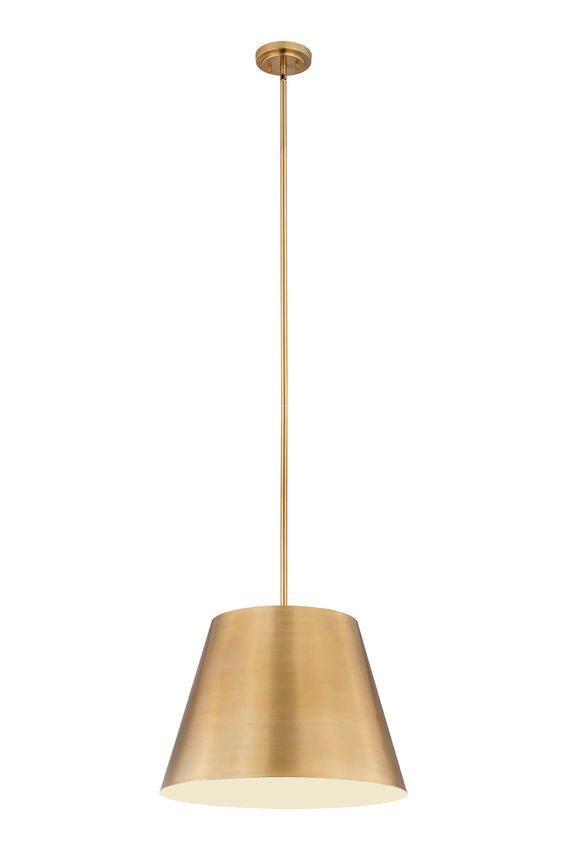 Z-Lite Lilly 24" 1-Light Rubbed Brass Steel Pendant Light
