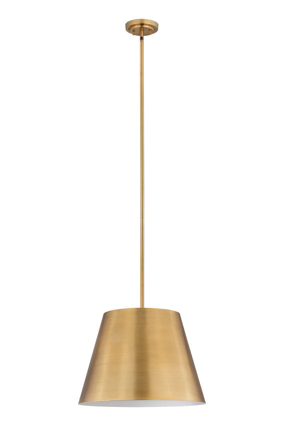 Z-Lite Lilly 24" 1-Light Rubbed Brass Steel Pendant Light