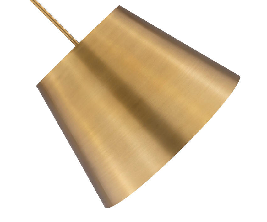 Z-Lite Lilly 24" 1-Light Rubbed Brass Steel Pendant Light