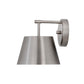 Z-Lite Lilly 9" 1-Light Brushed Nickel Steel Wall Sconce