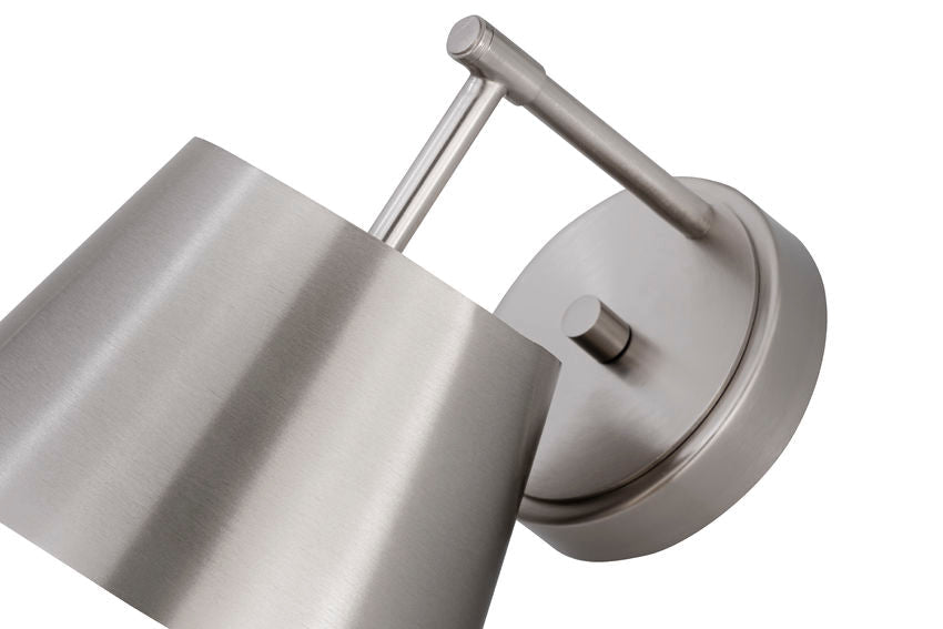 Z-Lite Lilly 9" 1-Light Brushed Nickel Steel Wall Sconce