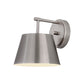 Z-Lite Lilly 9" 1-Light Brushed Nickel Steel Wall Sconce