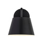 Z-Lite Lilly 9" 1-Light Matte Black Steel Wall Sconce