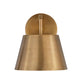 Z-Lite Lilly 9" 1-Light Rubbed Brass Steel Wall Sconce