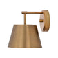 Z-Lite Lilly 9" 1-Light Rubbed Brass Steel Wall Sconce