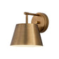 Z-Lite Lilly 9" 1-Light Rubbed Brass Steel Wall Sconce