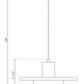 Z-Lite Ludo 12" 1-Light LED-Integrated Brushed Nickel Steel Frame Frosted Acrylic Shade Pendant Light
