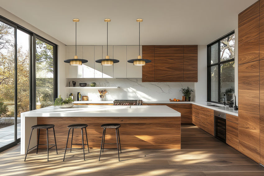 Z-Lite Ludo 16" 1-Light LED-Integrated Matte Black and Modern Gold Steel Frame Frosted Acrylic Shade Pendant Light