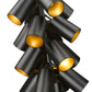 Z-Lite Lumina 17" 17-Light Matte Black Steel Chandelier