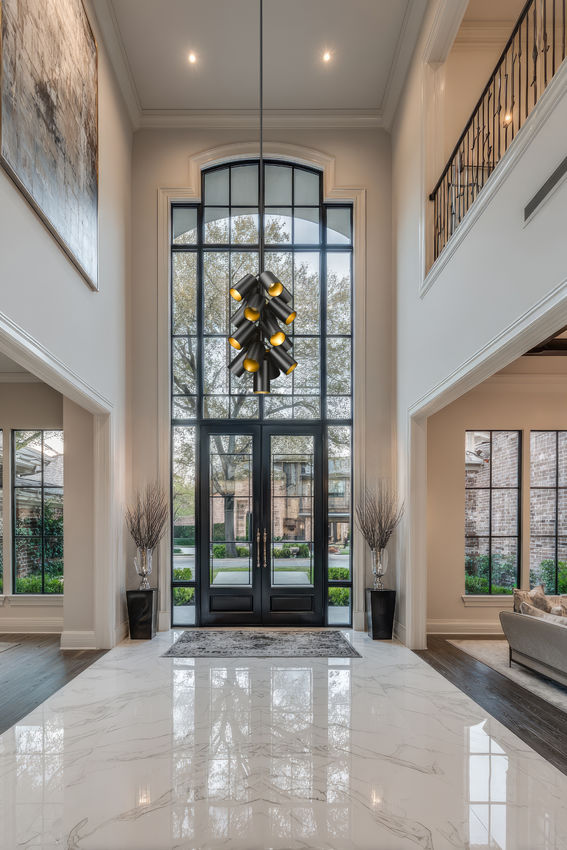 Z-Lite Lumina 17" 17-Light Matte Black Steel Chandelier