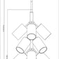 Z-Lite Lumina 17" 17-Light Matte Black Steel Chandelier