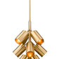 Z-Lite Lumina 17" 17-Light Modern Gold Steel Chandelier