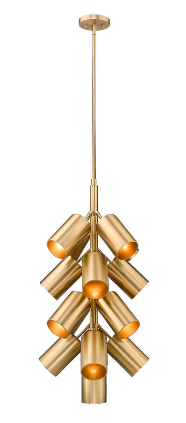 Z-Lite Lumina 17" 17-Light Modern Gold Steel Chandelier