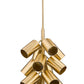 Z-Lite Lumina 17" 17-Light Modern Gold Steel Chandelier