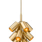 Z-Lite Lumina 17" 17-Light Modern Gold Steel Chandelier