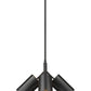 Z-Lite Lumina 17" 5-Light Matte Black Steel Chandelier