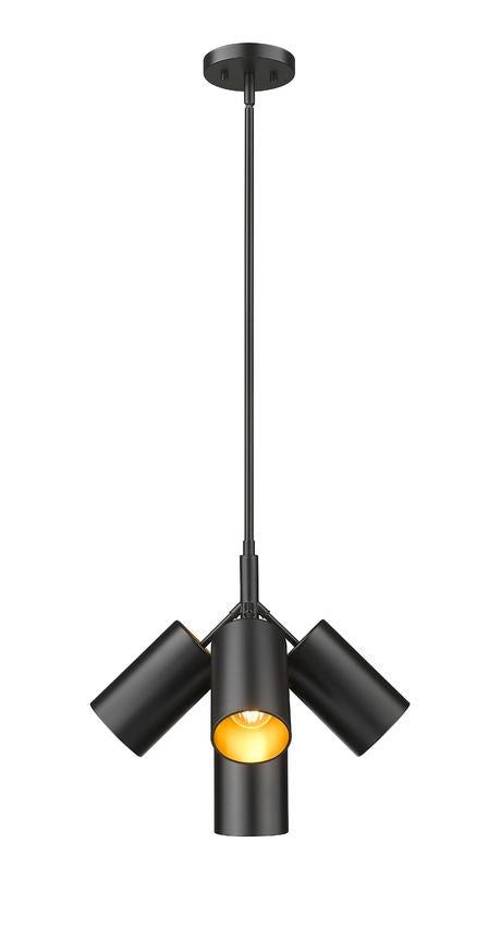 Z-Lite Lumina 17" 5-Light Matte Black Steel Chandelier