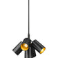 Z-Lite Lumina 17" 5-Light Matte Black Steel Chandelier