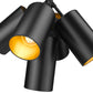 Z-Lite Lumina 17" 5-Light Matte Black Steel Chandelier